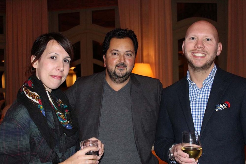 Raphael Aflalo and Philip Ahlqwist mingling