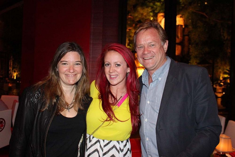 Marta Gonzalez Muguruza, Rosie Siman, and Kim Shaw having a great time at Mizumi