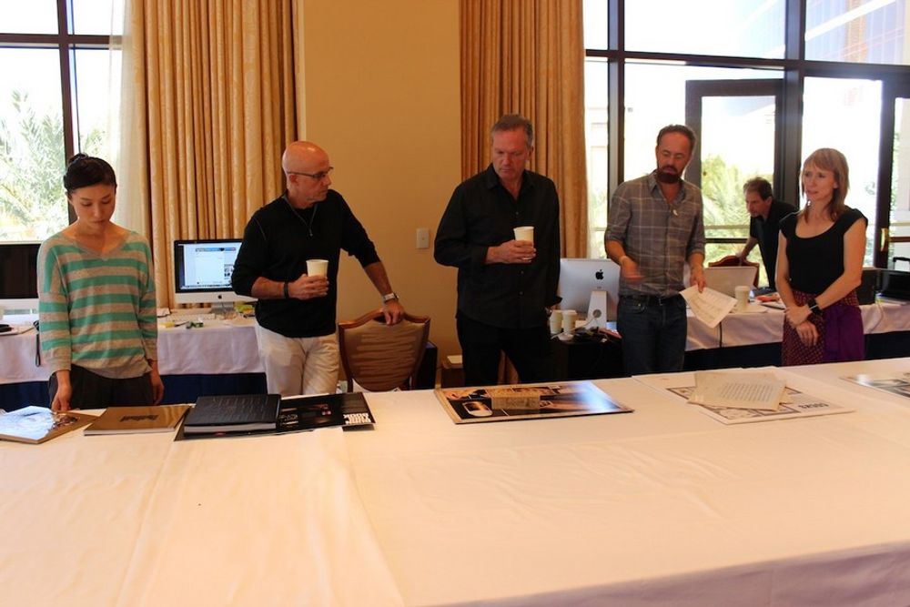 Design • Package Design jury working hard at judging