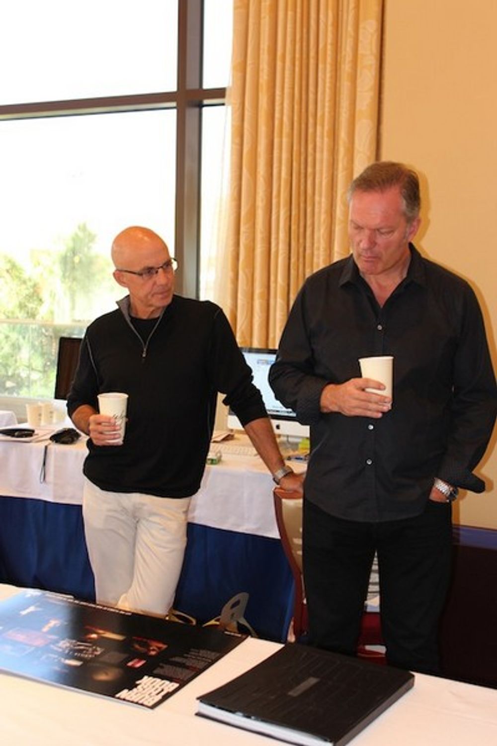 Jack Anderson and Peter Knapp in the jury room