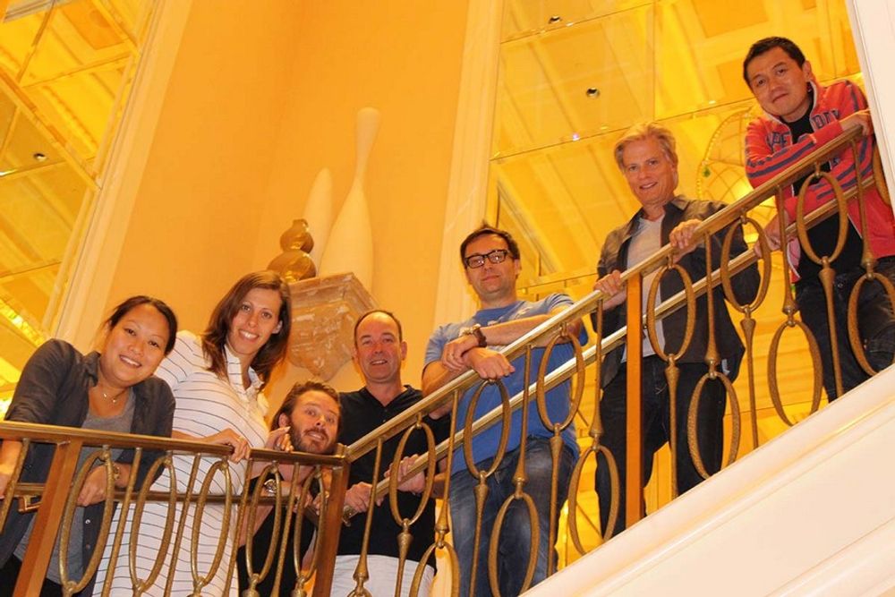 Print • Poster • Billboard Jury: Christina Yu, Hadas Liwer, Matty Burton, Jeremy Craigen, Stephan Vogel, Rob Feakins, and Ronald Ng having having an enjoyable time at judging