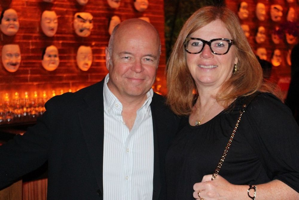 Terry O'Reilly having a great time at Mizumi