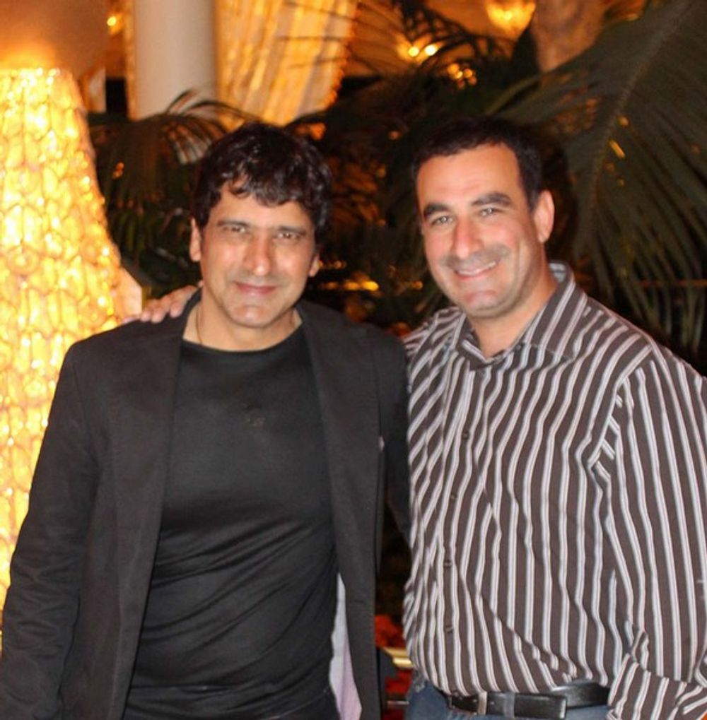 Sonal Dabral and Wayne Youkhana having a great time at The Encore