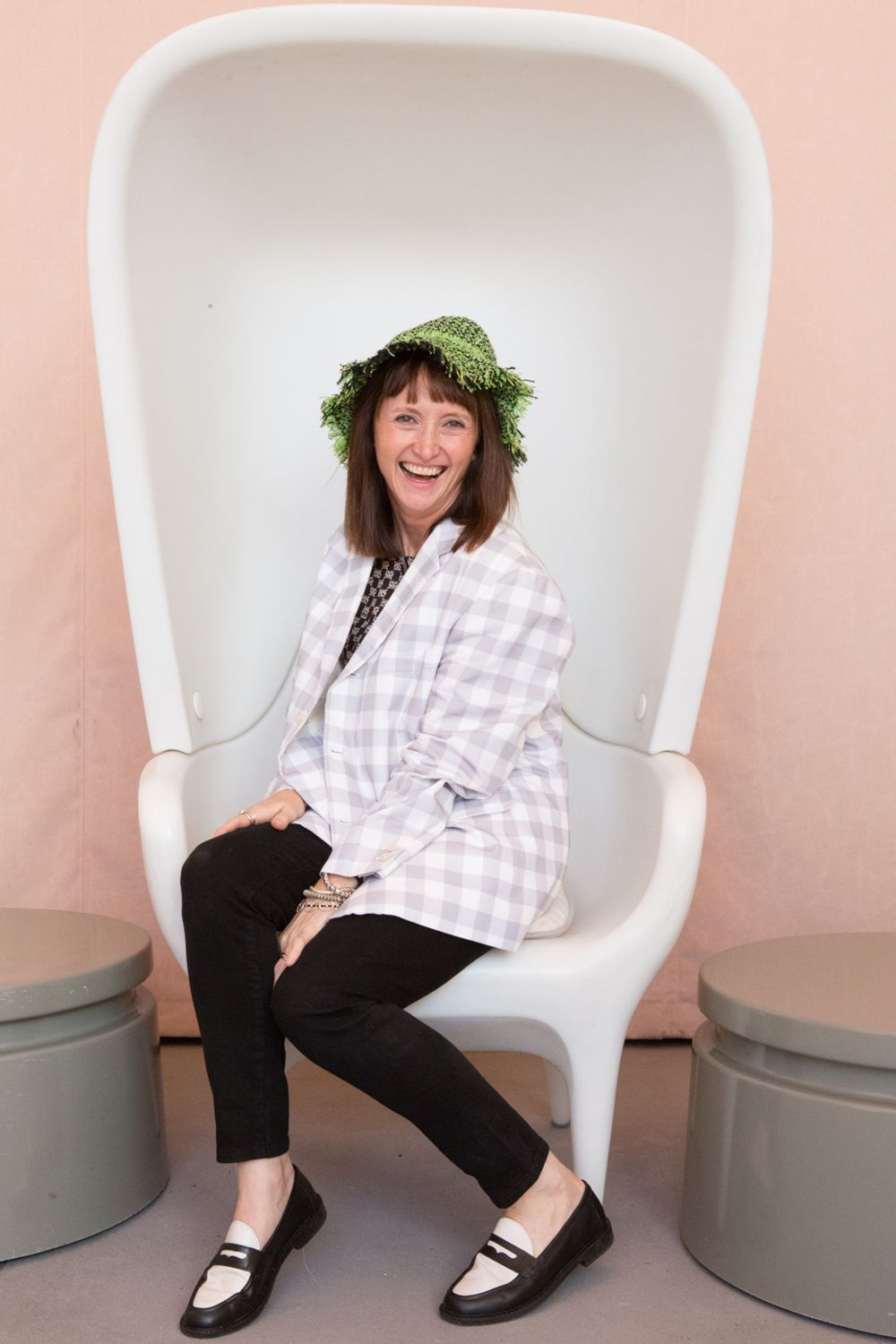 Joanina Pastoll - Design & Package Design juror hamming it up!