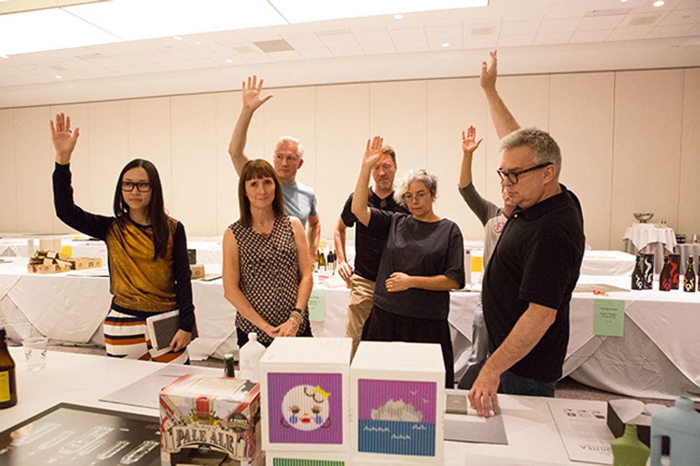 Design & Package Design Jury deliberations