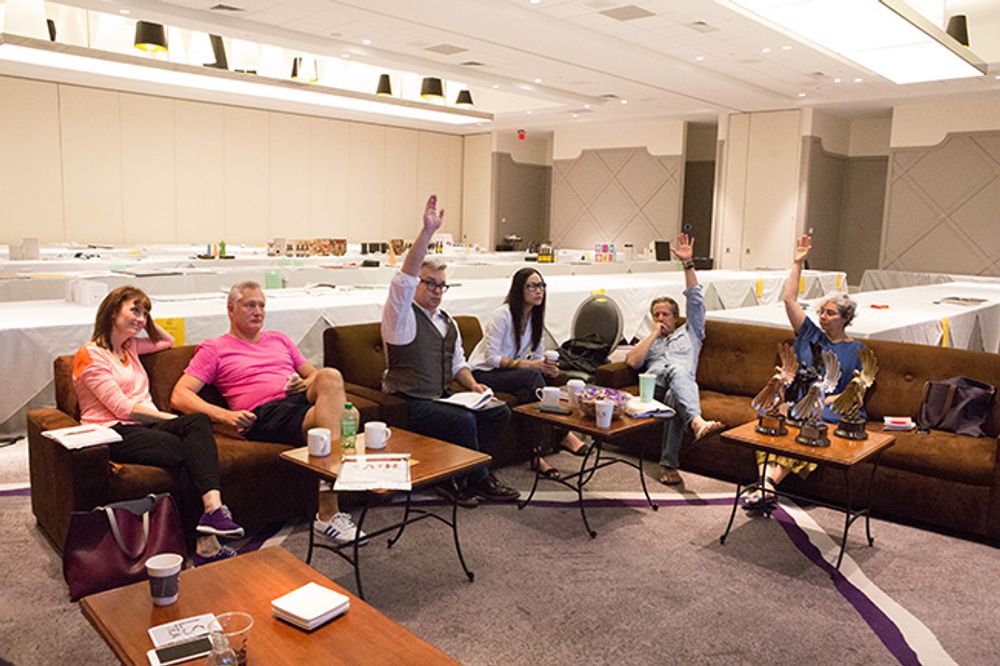 Design & Package Design Jury deliberations