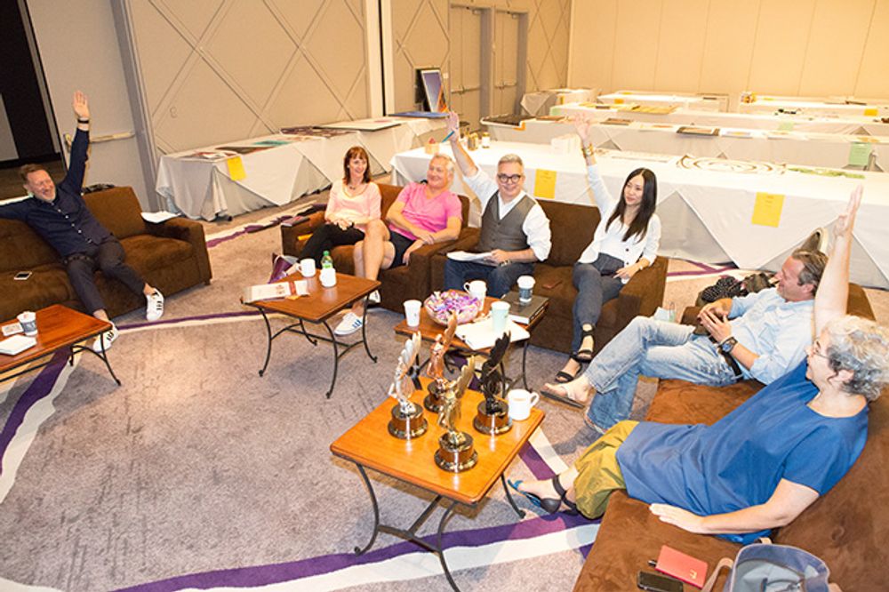 Design & Package Design Jury deliberations
