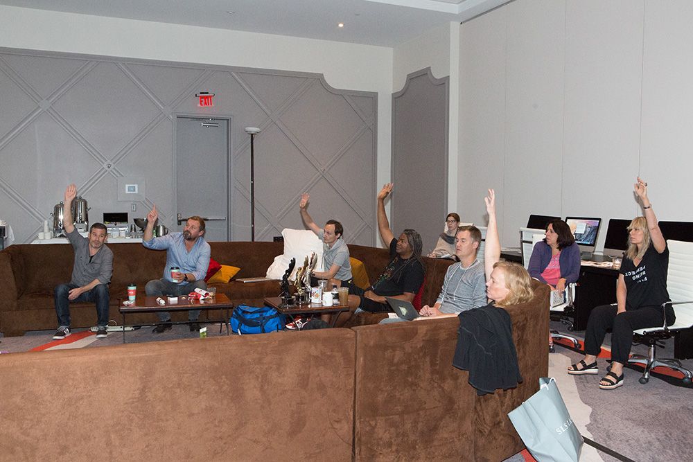 Branded Entertainment Jury in session