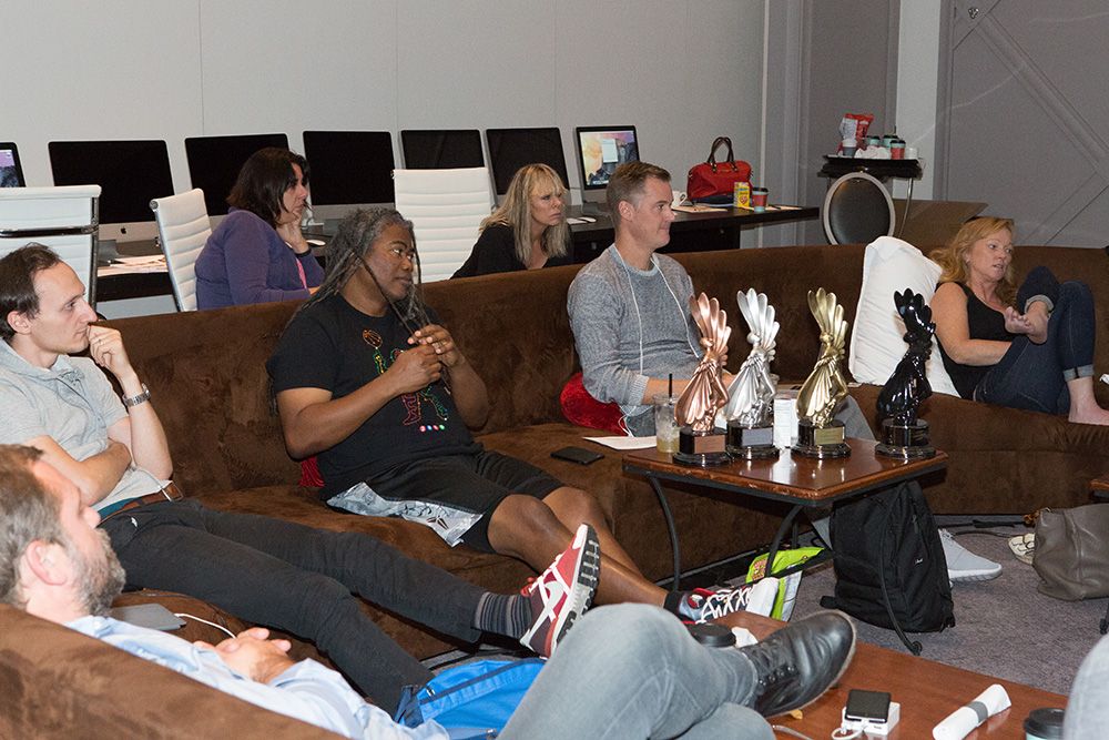 Branded Entertainment Jury in session