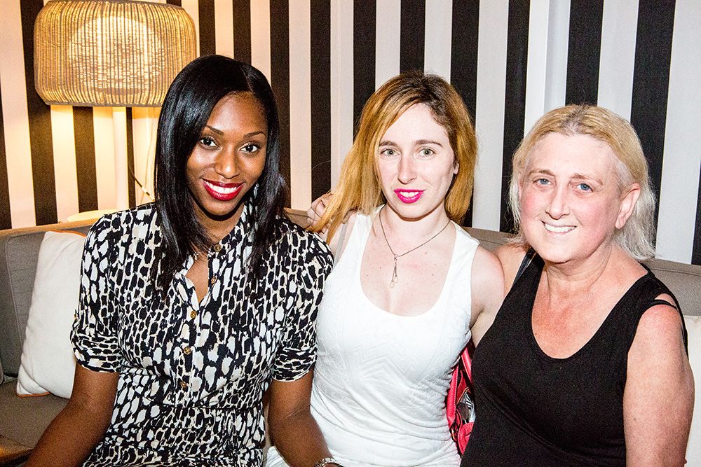 Kelle Jacob, Laurissa Levy and Barbara Levy