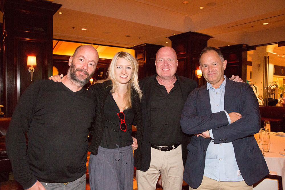 Paul Wauters, Tom Eymundson & Simon Blaxland at Country Club restaurant