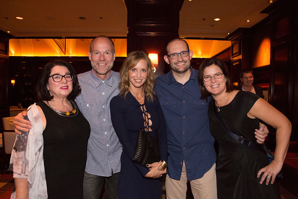 Patsy Peacock, Ralph van Dijk, Jill Kershaw, Chris Smith & Jill Cheris at Country Club restaurant