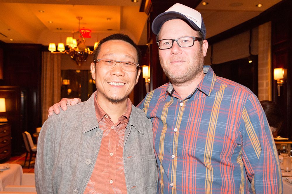 Lo Sheung Yan & Justin Gomes at Country Club restaurant