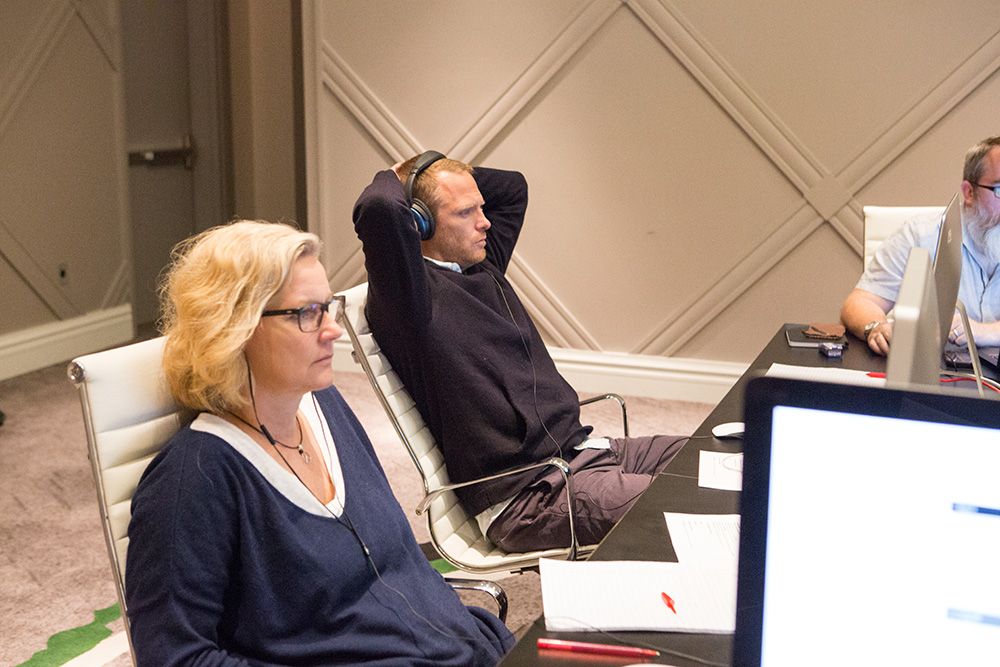 Elke Klinkhammer and Andreas Ullenius in judging
