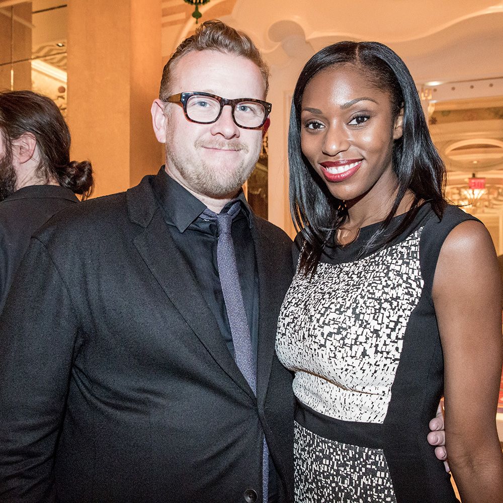 Cyrus Vantoch-Wood and Kelle Jacob at Wing Lei