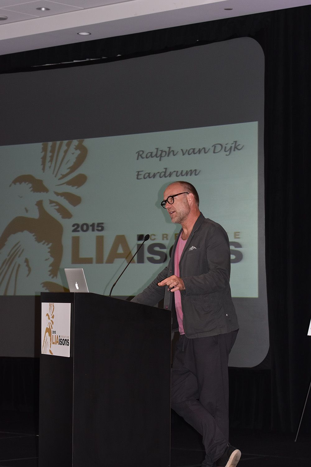 Ralph van Dijk speaking at Creative LIAisons