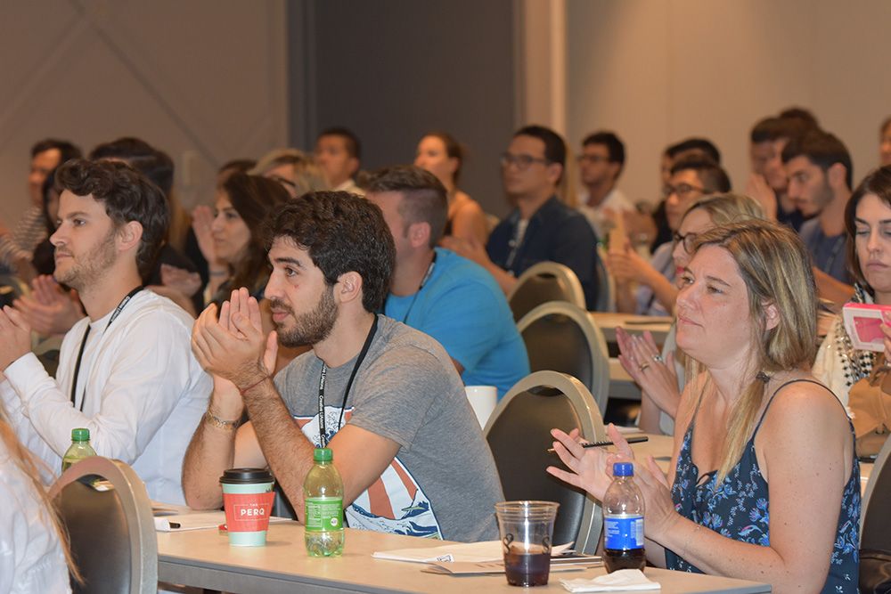 Creative LIAisons attendees enjoy the talks