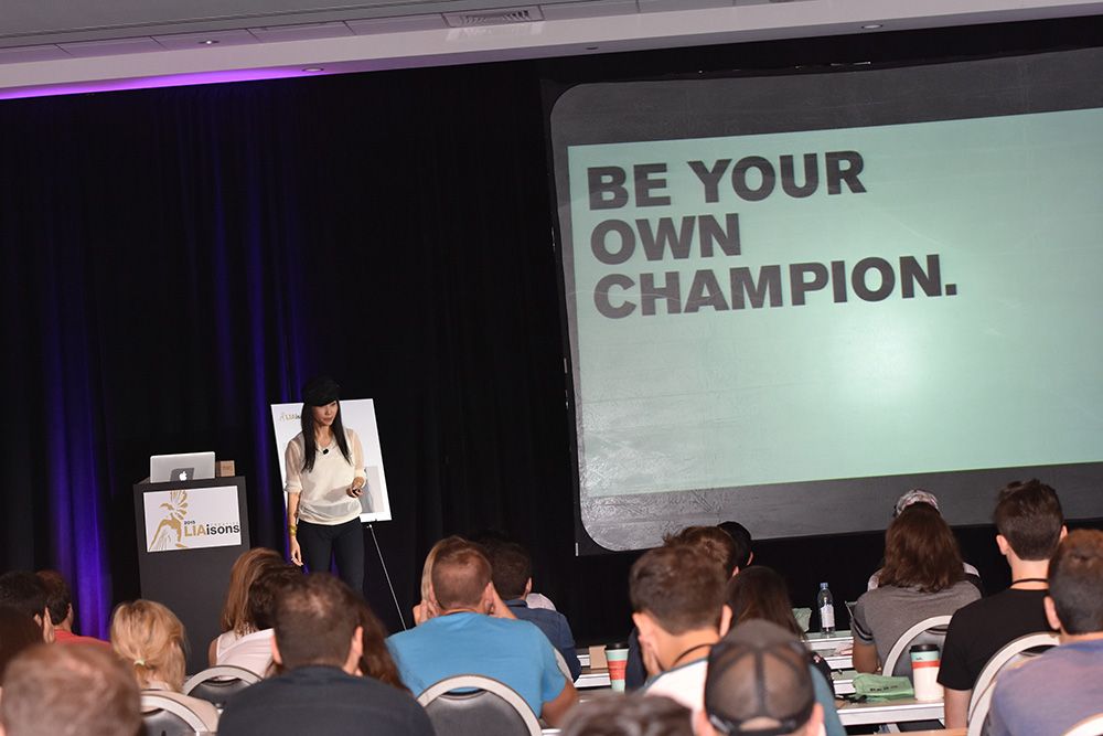 Be your own champion in the words of Pum Lefebure