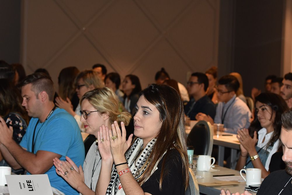 Creative LIAison attendees enjoying the talks
