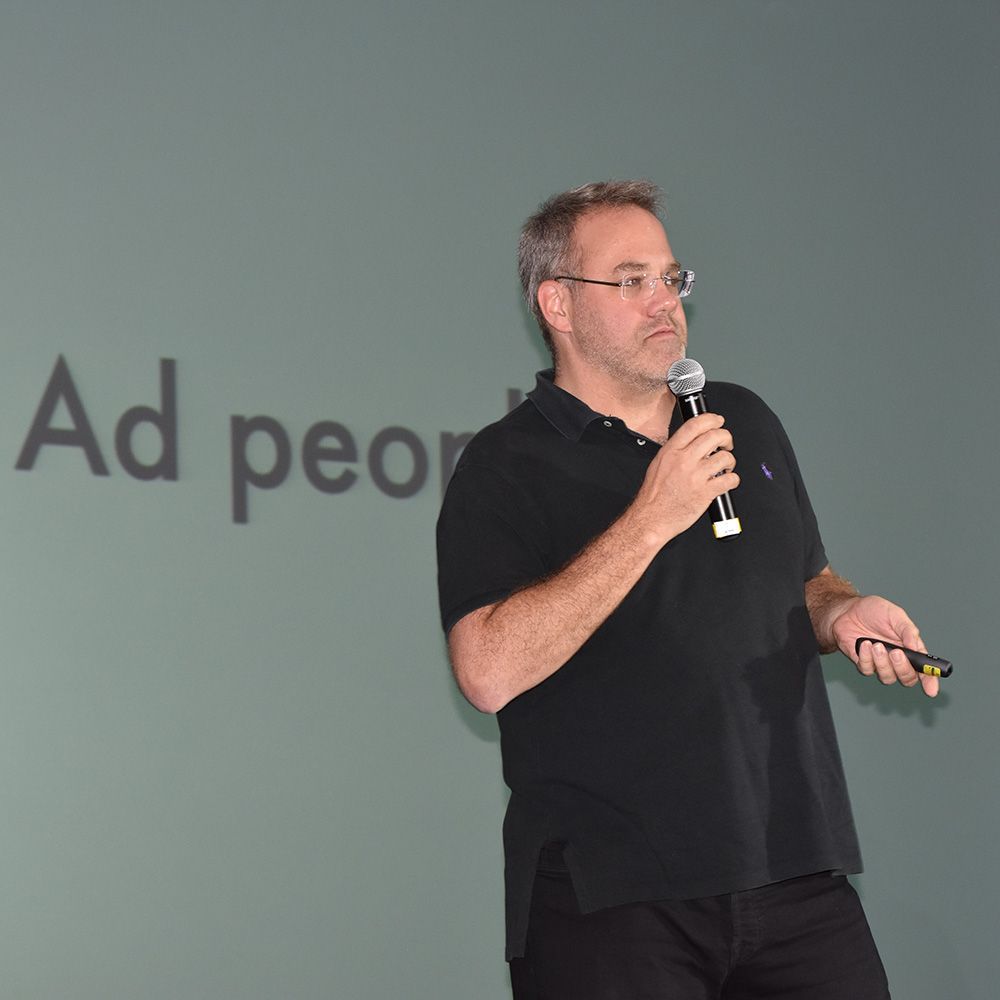 Ted Royer speaking at Creative LIAisons