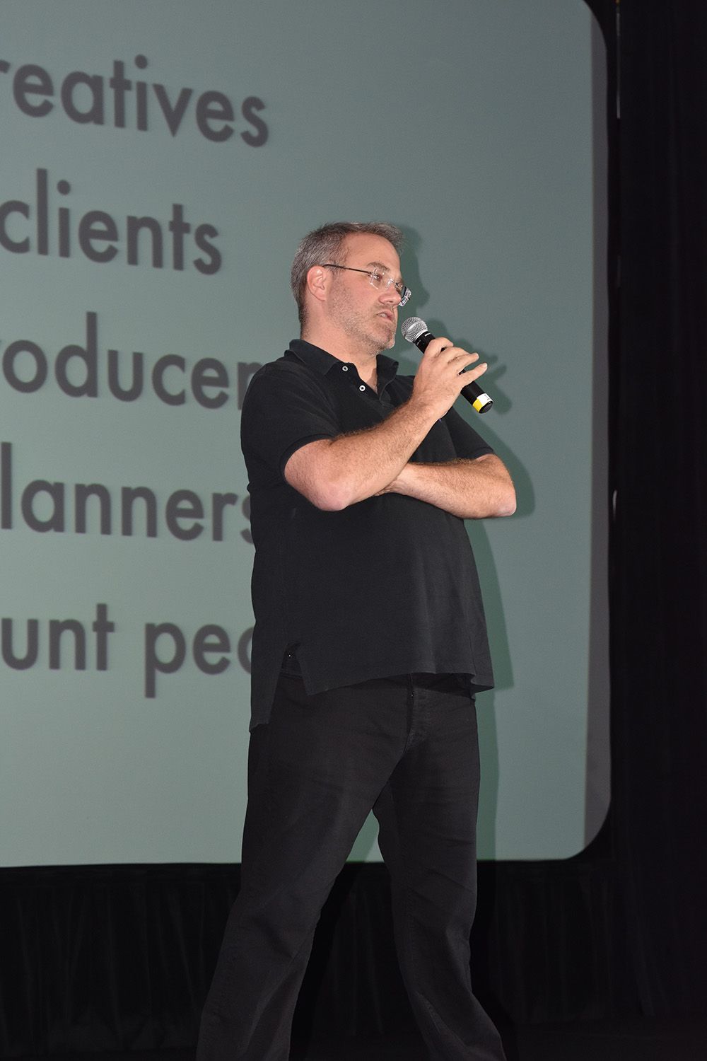Ted Royer speaking at Creative LIAisons