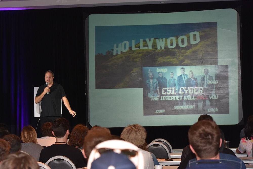 Ted Royer speaking at Creative LIAisons