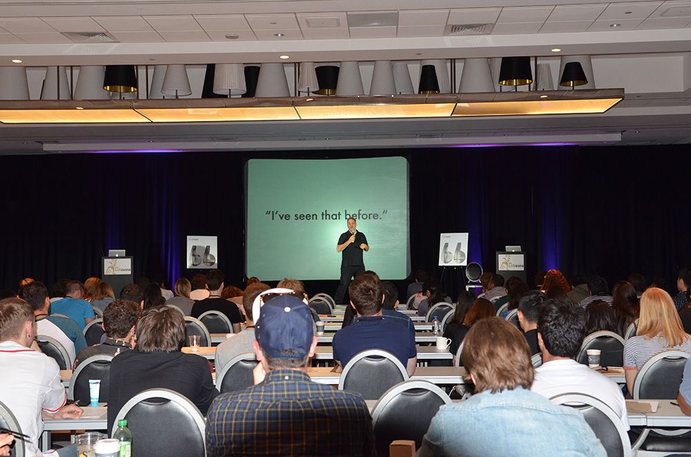 Ted Royer speaking at Creative LIAisons