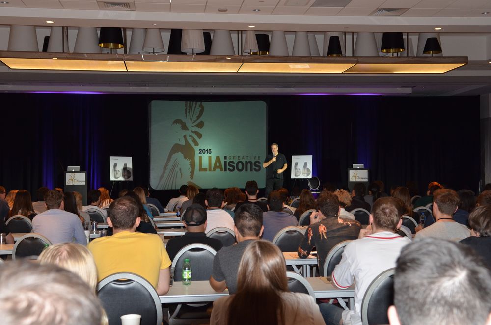 Ted Royer speaking at Creative LIAisons