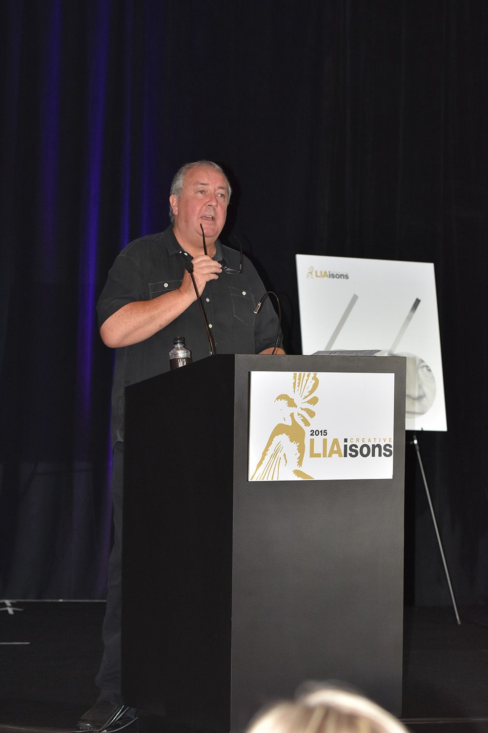 Mark Tutssel speaking at Creative LIAisons