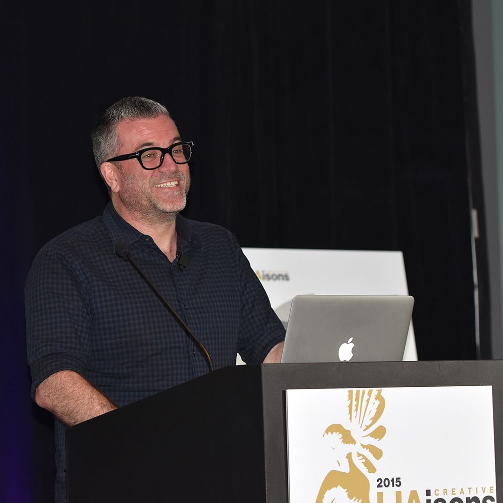 Matt Eastwood speaking at Creative LIAisons