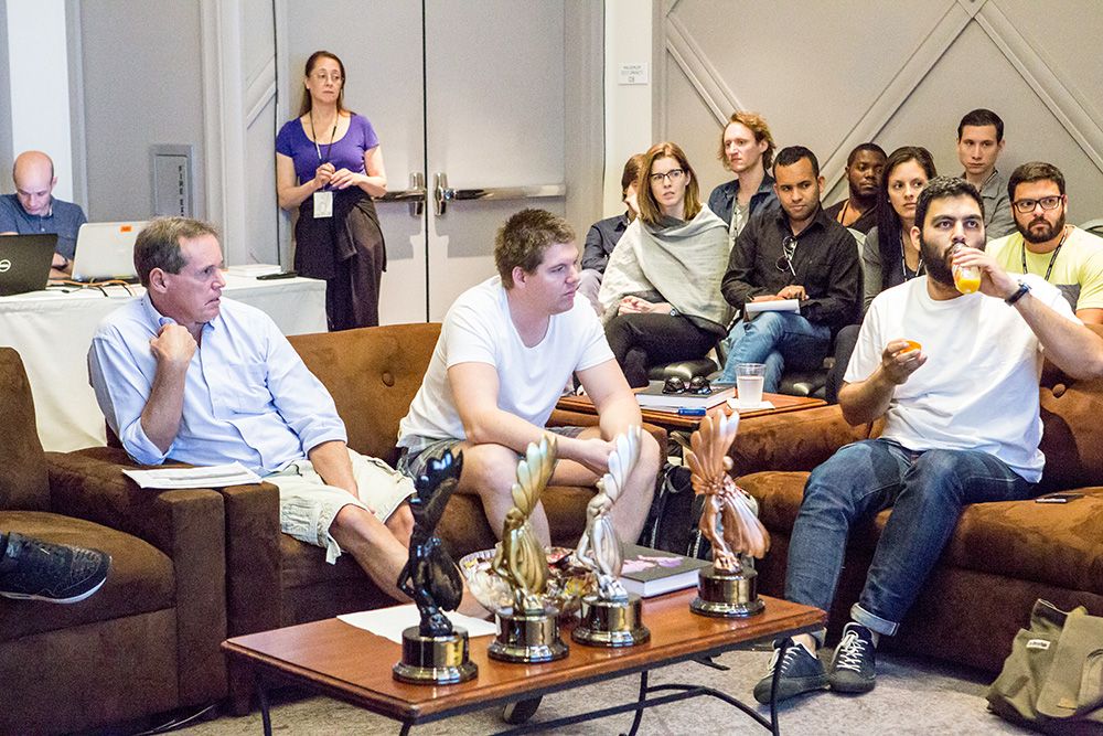 The young creates sitting in on The New Jury Statue Discussions