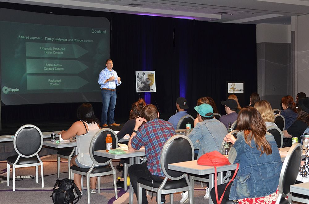 Ripple presenting at Creative LIAisons