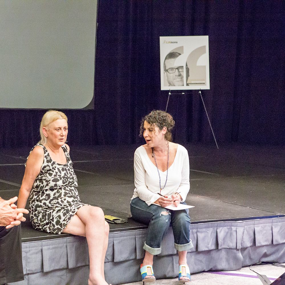 Barbara Levy and Faith Wall