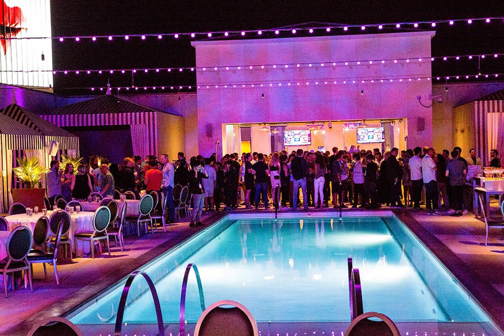 Creative LIAisons attendees at the 2015 LIA Party
