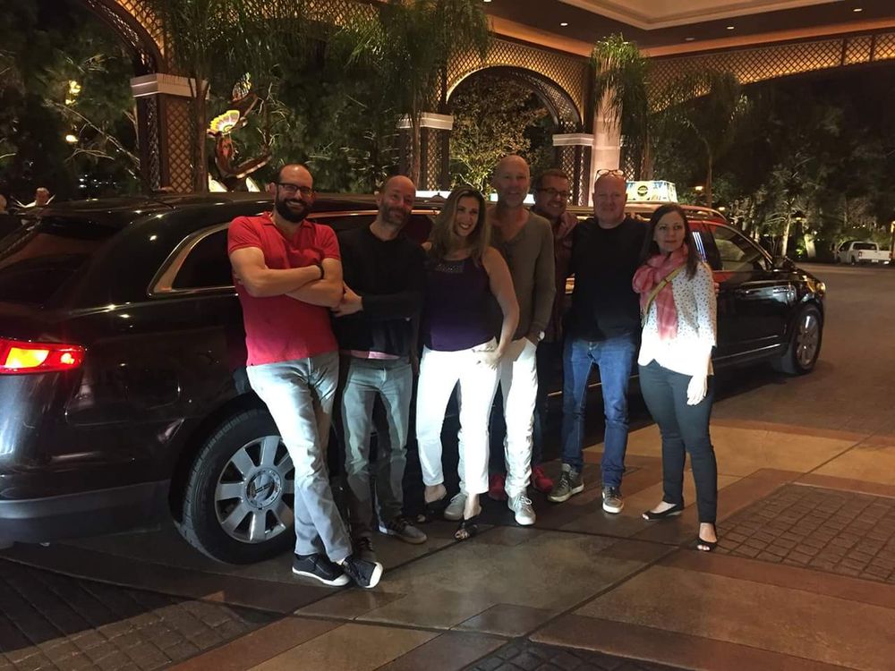 The Radio Jury travel in style