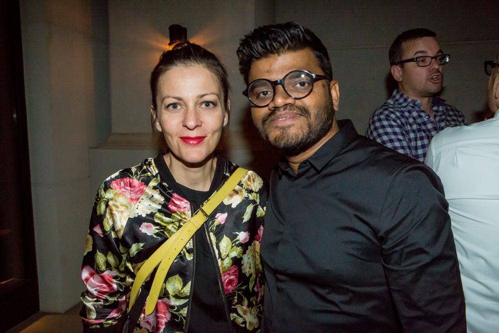 Mariana O'Kelly and Kalpesh Patankar at dinner at Mr Chow in Caesars Palace
