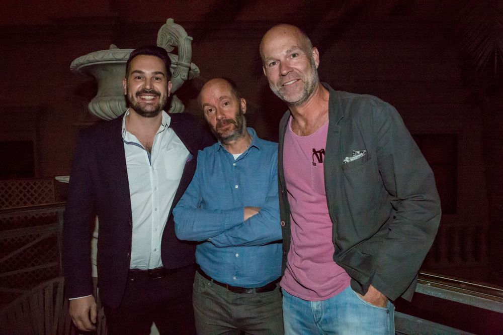 Adrian Bosich, Paul Wauters and Ralph van Dijk at Mr. Chow