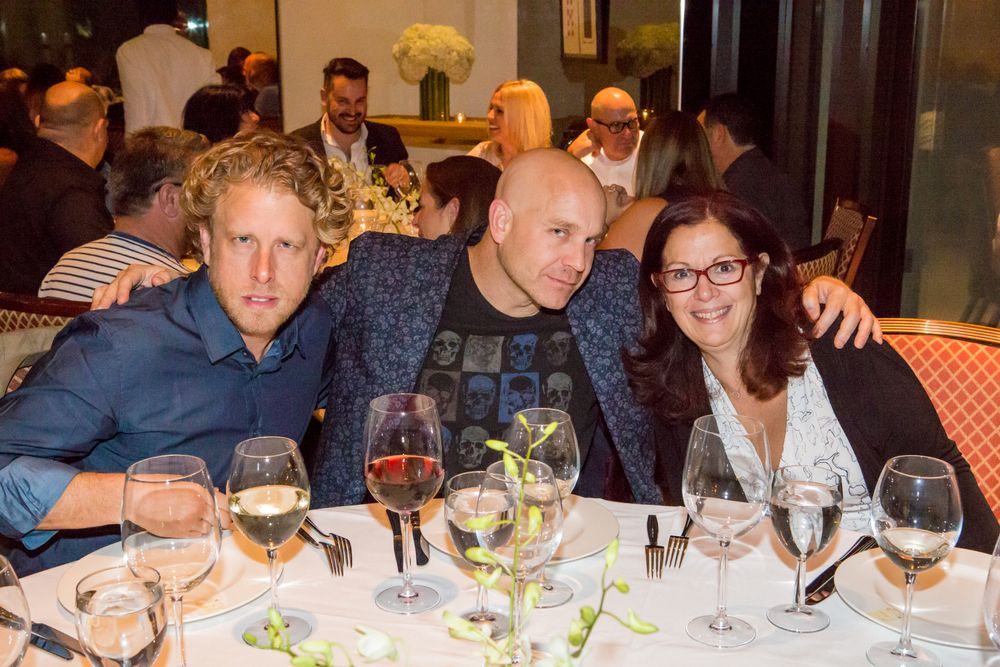 Andrew Keller, Rob Reilly and Patricia Censoprano at Mr. Chow