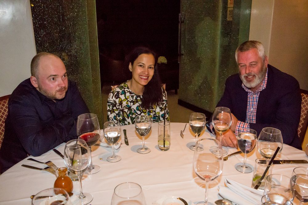 Scott Cymbala and Rani Vaz at Mr. Chow