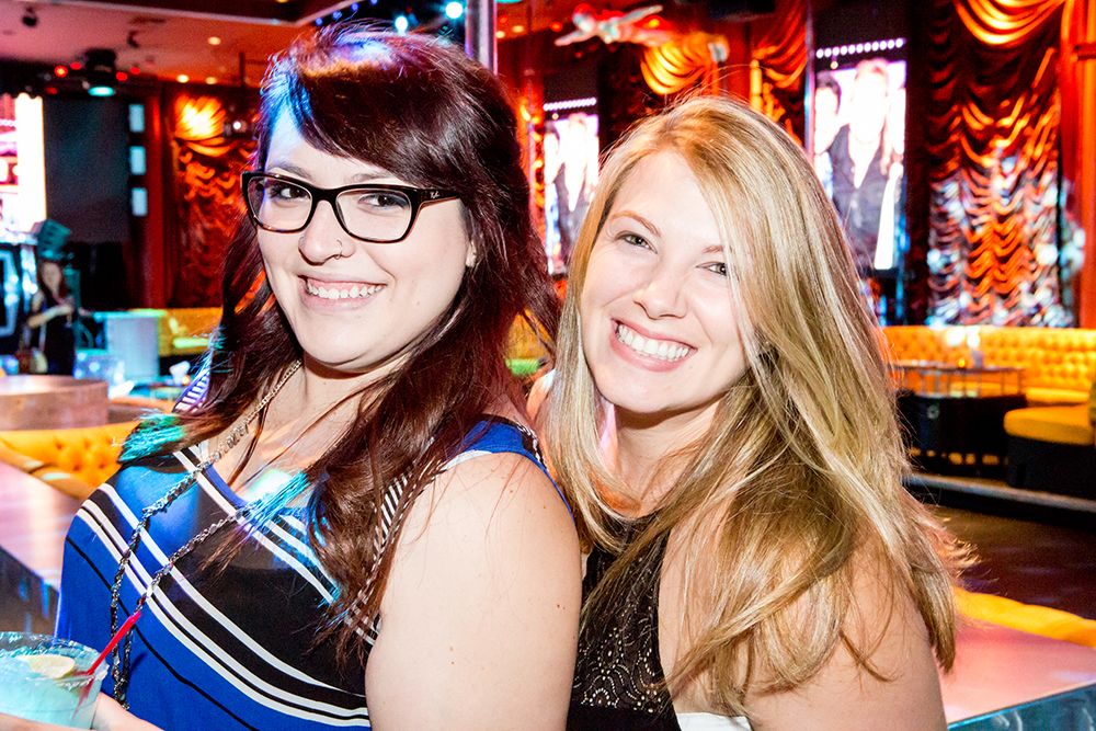 Alisa Mangual and Christina Shaw of LIA at the 2016 LIA Party