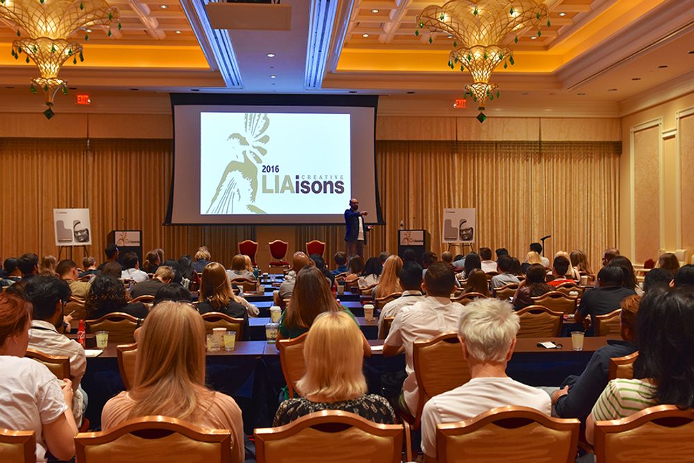 Chris Smith speaking at Creative LIAisons