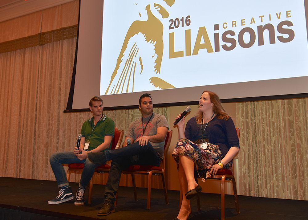 Chris Smith brings a panel of young creative on stage