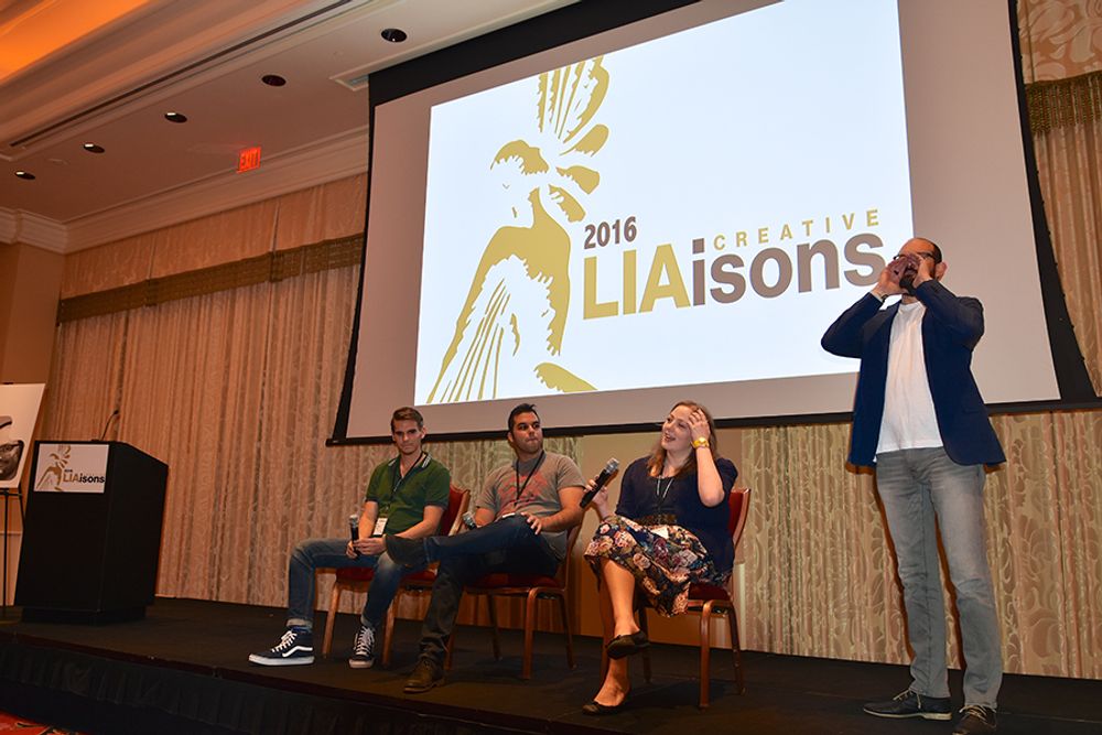 Chris Smith brings a panel of young creative on stage