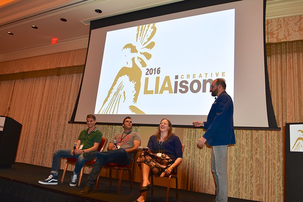 Chris Smith brings a panel of young creative on stage