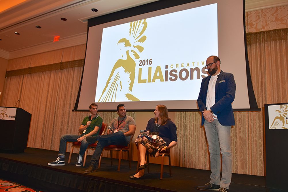 Chris Smith brings a panel of young creative on stage