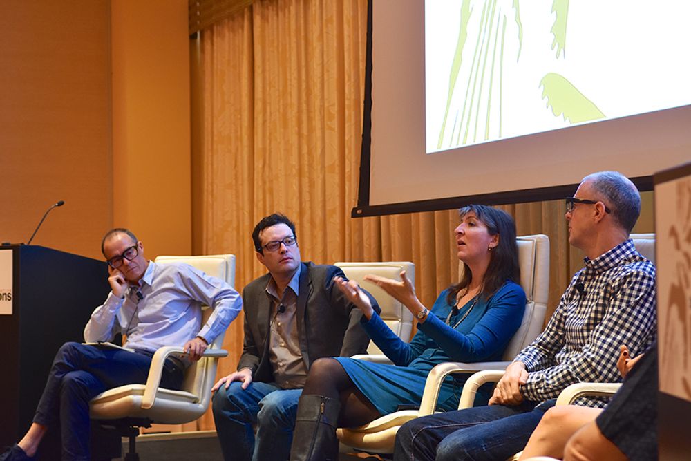Chris West, Ben Zimmer, Lauren Sutton and Steve Martin