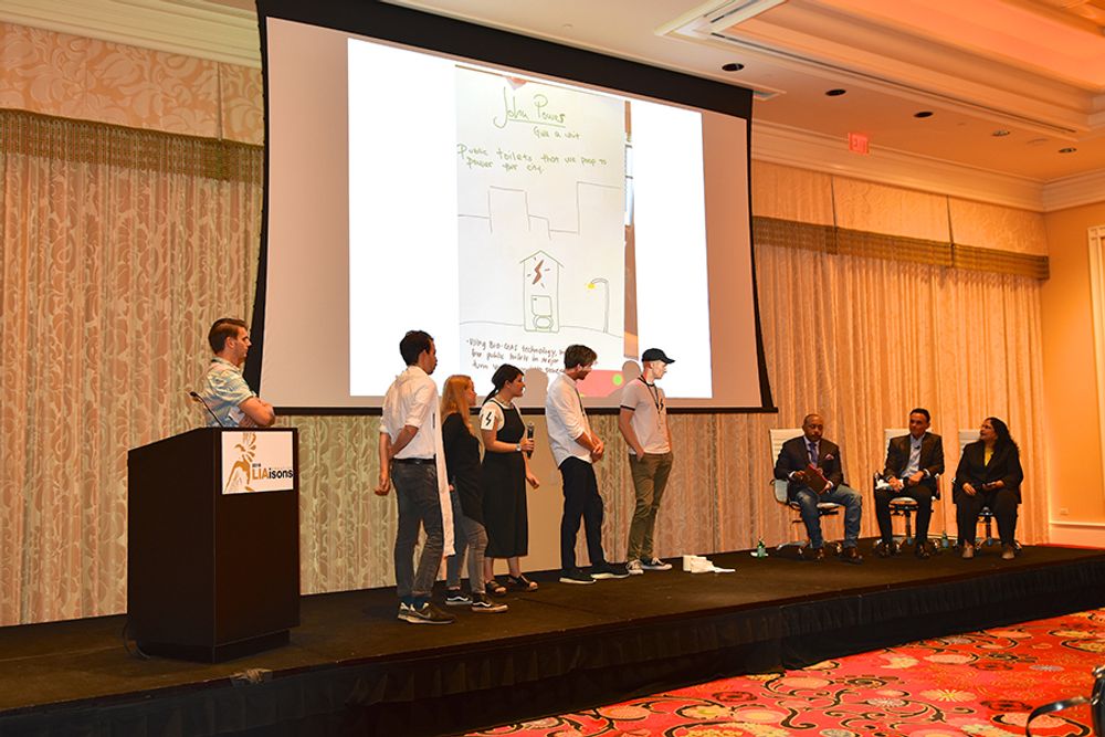 Young creative team presenting ideas at the InnerVation Lab