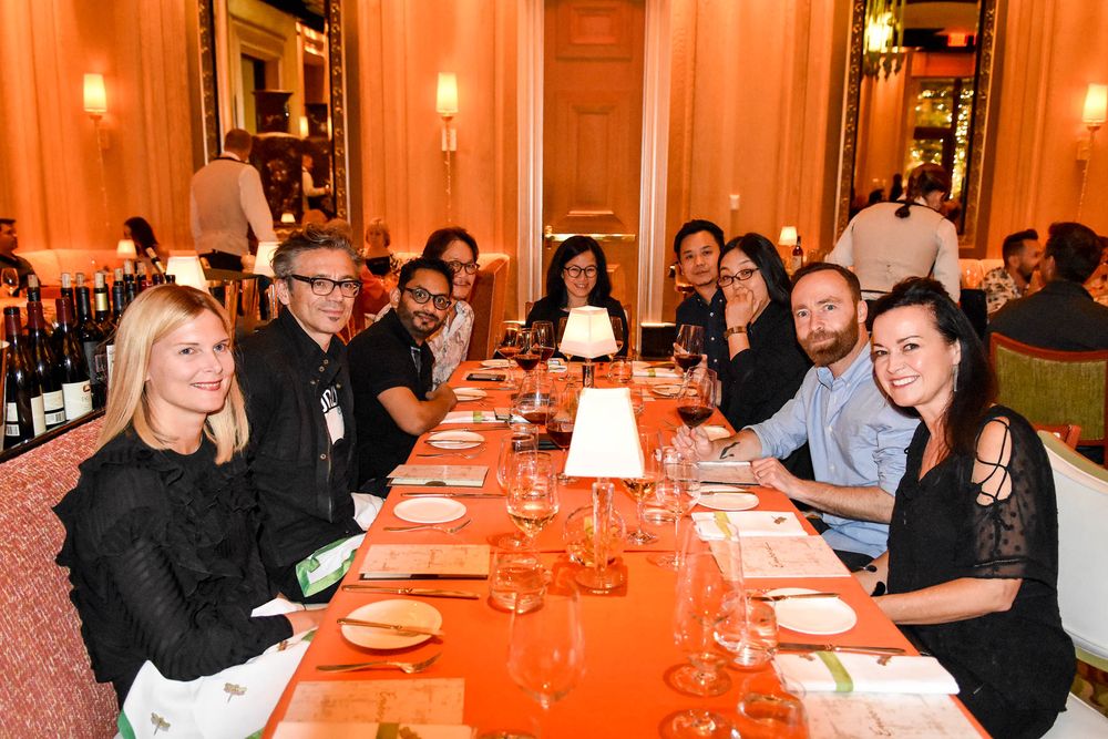 Jury dinner at Sinatra at The Wynn Las Vegas