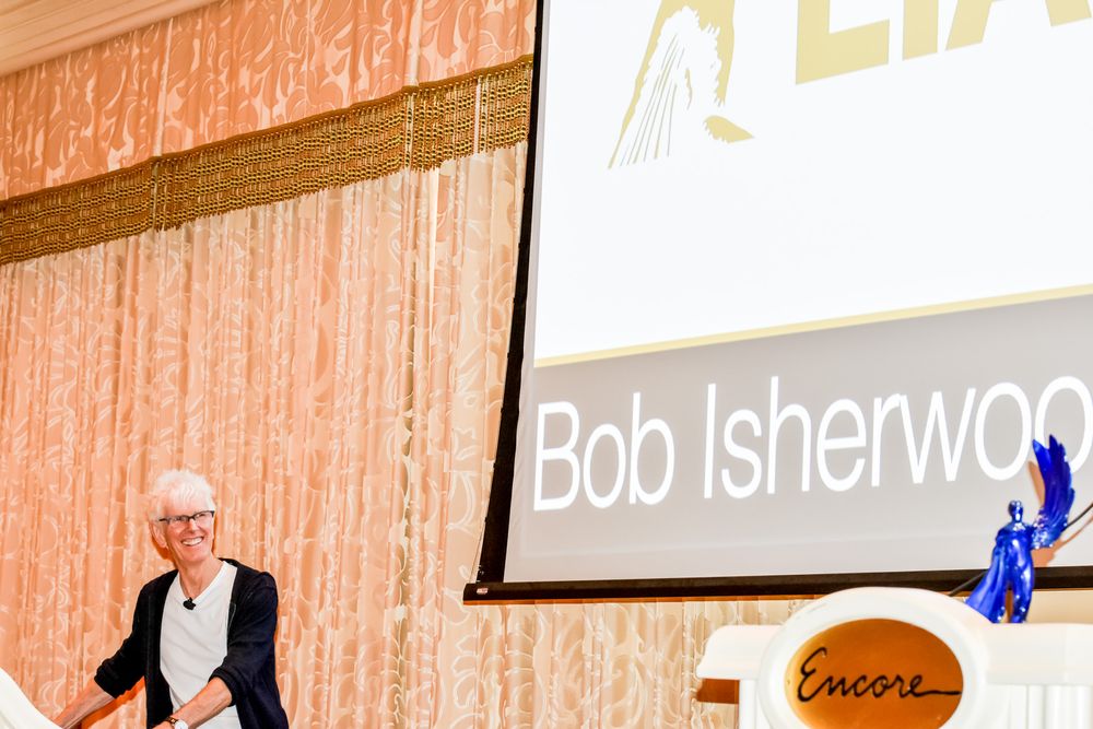 Bob Isherwood speaking at Creative LIAisons