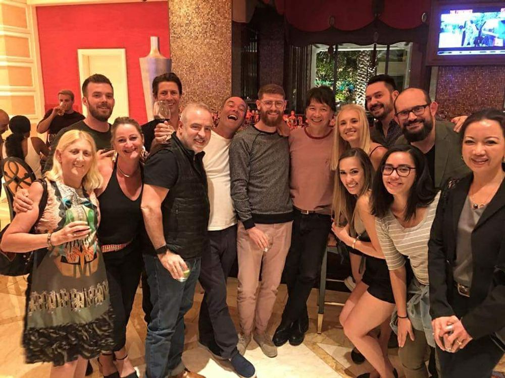 Jurors and Young Creatives at The Long Bar